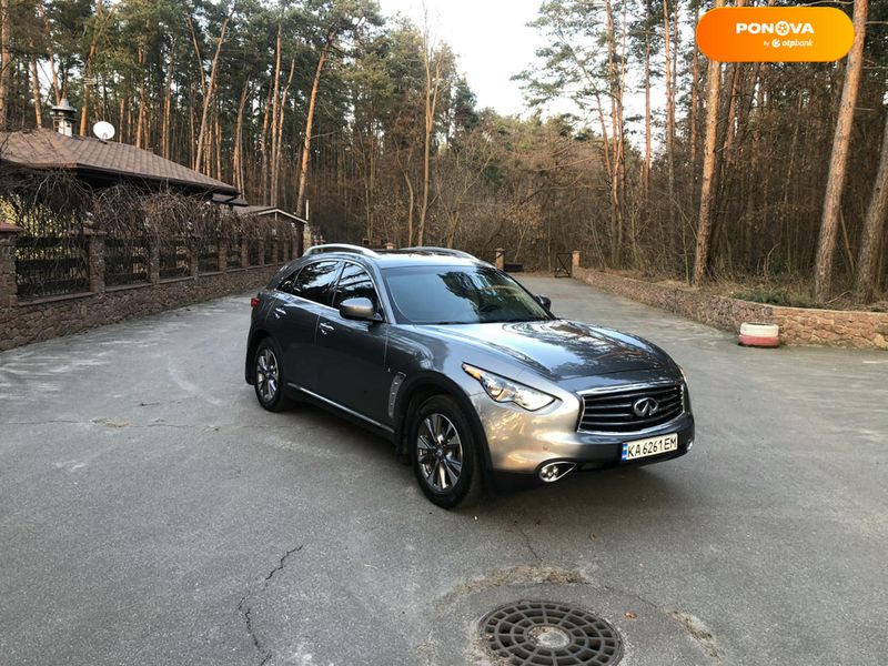 Infiniti QX70, 2015, Бензин, 3.7 л., 126 тыс. км, Внедорожник / Кроссовер, Серый, Киев Cars-Pr-63559 фото