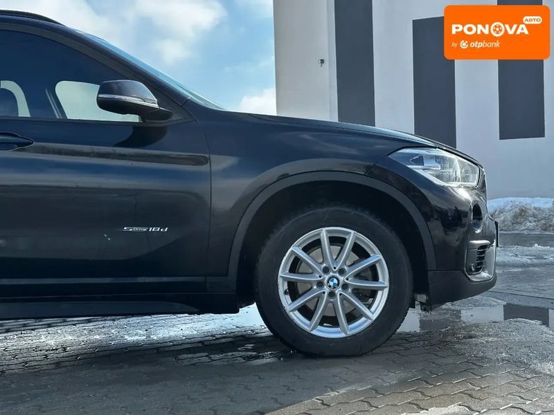 BMW X1, 2018 г., Дизель, 124 тыс. км, Внедорожник / Кроссовер, Чорный, Львов AT-10409699 фото
