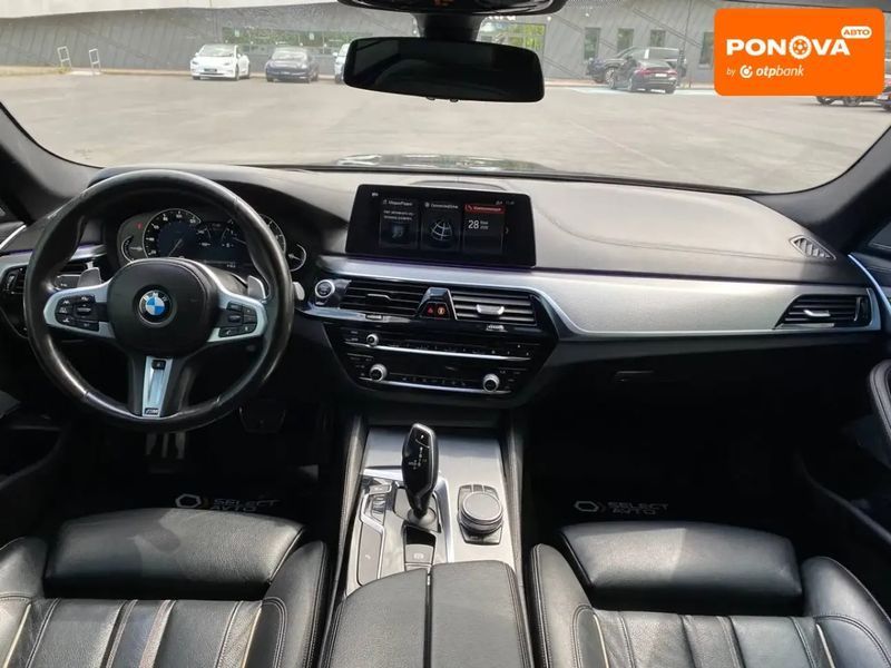 BMW 5 Series, 2018 р., Бензин, 126 тис. км, Седан, Синій, Львів AT-10418366 фото