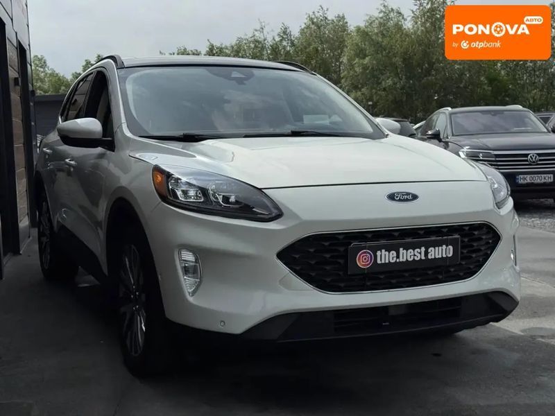 Ford Escape, 2020 р., Бензин, 102 тис. км, Позашляховик / Кросовер, Білий, Рівне AT-10417938 фото