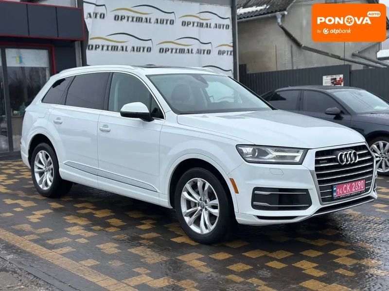 Audi Q7, 2018 р., Бензин, 154 тис. км, Позашляховик / Кросовер, Білий, Львів AT-10409045 фото