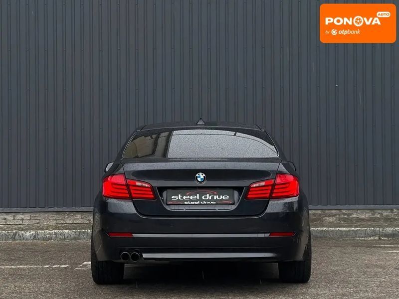 BMW 5 Series, 2012 р., Бензин, 217 тис. км, Седан, Сірий, Миколаїв AT-10417368 фото