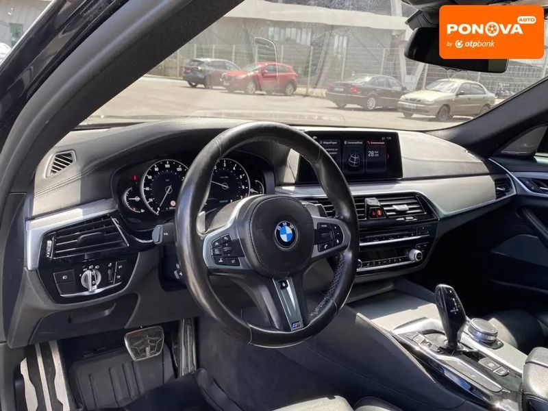 BMW 5 Series, 2018 р., Бензин, 126 тис. км, Седан, Синій, Львів AT-10418366 фото