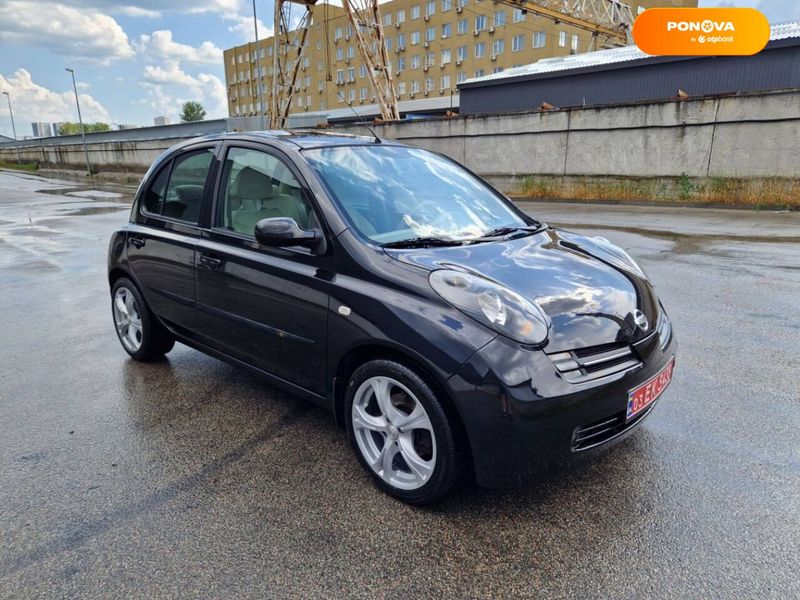 Nissan Micra, 2005, Бензин, 1.2 л., 171 тыс. км, Хетчбек, Чорный, Киев Cars-Pr-60203 фото