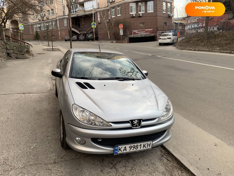 Peugeot 206, 2001, Бензин, 2 л., 155 тис. км, Кабріолет, Сірий, Київ Cars-Pr-59688 фото