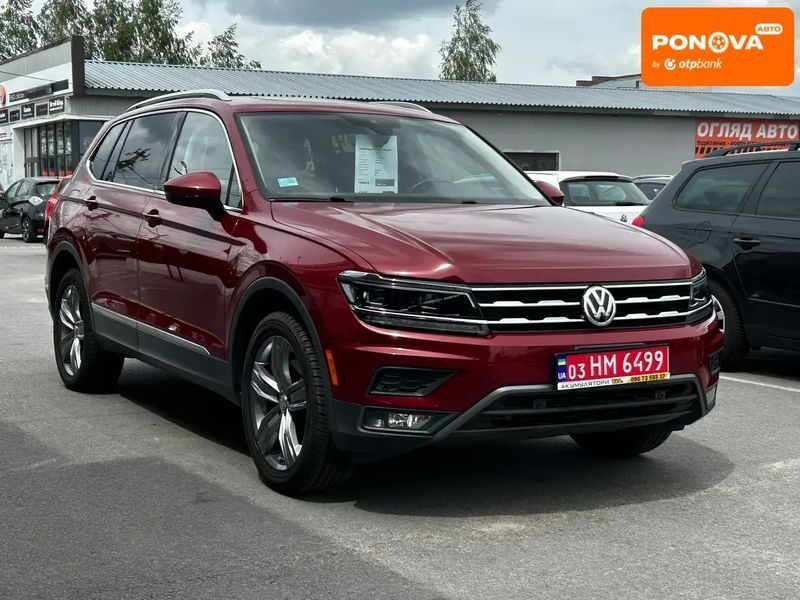 Volkswagen Tiguan Allspace, 2019 р., Бензин, 144 тис. км, Позашляховик / Кросовер, Червоний, Житомир AT-10418237 фото
