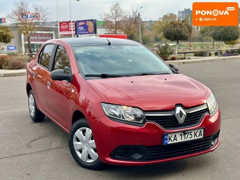 Renault Logan, 2016 г., Бензин, 59 тыс. км, Седан, Красный, Кривой Рог AT-10399757 фото