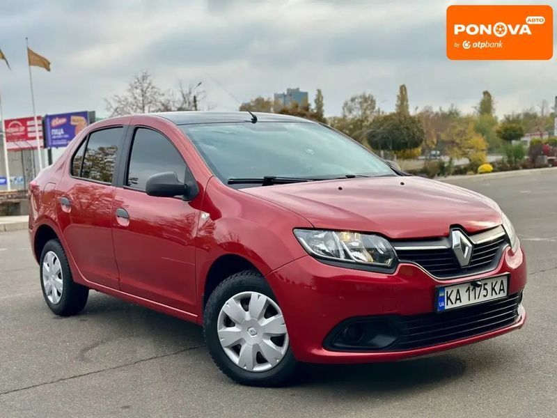 Renault Logan, 2016 г., Бензин, 59 тыс. км, Седан, Красный, Кривой Рог AT-10399757 фото