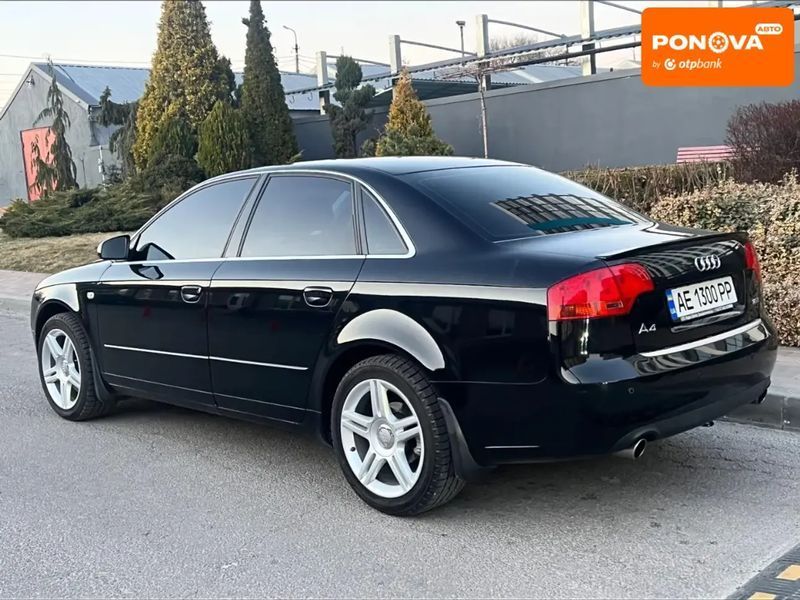 Audi A4, 2005 р., Бензин, 180 тис. км, Седан, Чорний, Дніпро (Дніпропетровськ) AT-10412789 фото