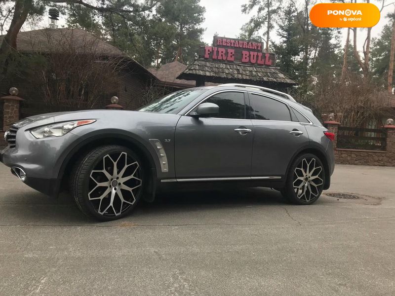 Infiniti QX70, 2015, Бензин, 3.7 л., 126 тыс. км, Внедорожник / Кроссовер, Серый, Киев Cars-Pr-63559 фото