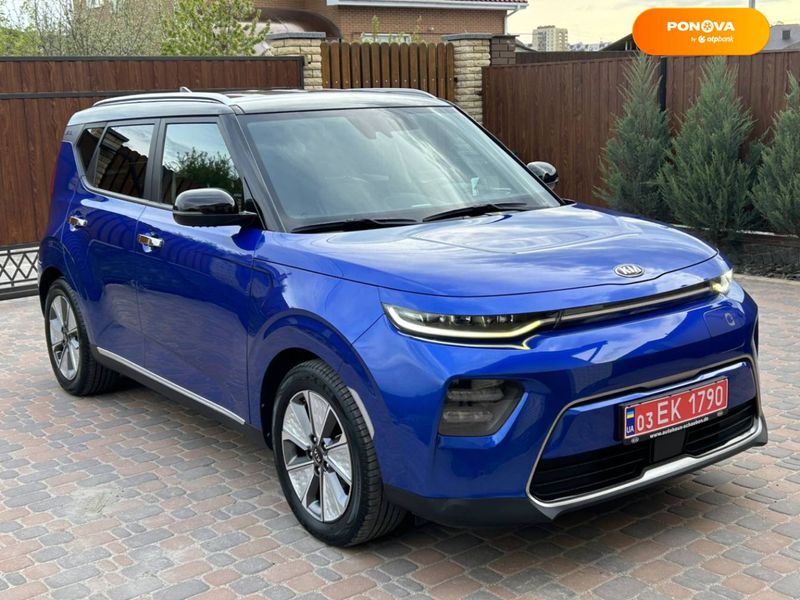 Kia Soul, 2019, Електро, 58 тис. км, Позашляховик / Кросовер, Синій, Житомир 41774 фото