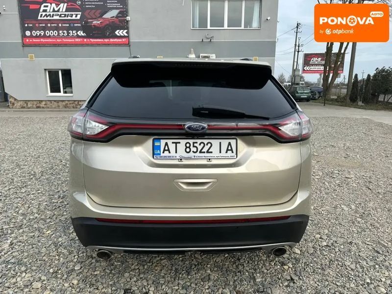Ford Edge, 2017 г., Газ пропан-бутан / Бензин, 104 тыс. км, Внедорожник / Кроссовер, Бежевый, Ивано Франковск AT-10414962 фото