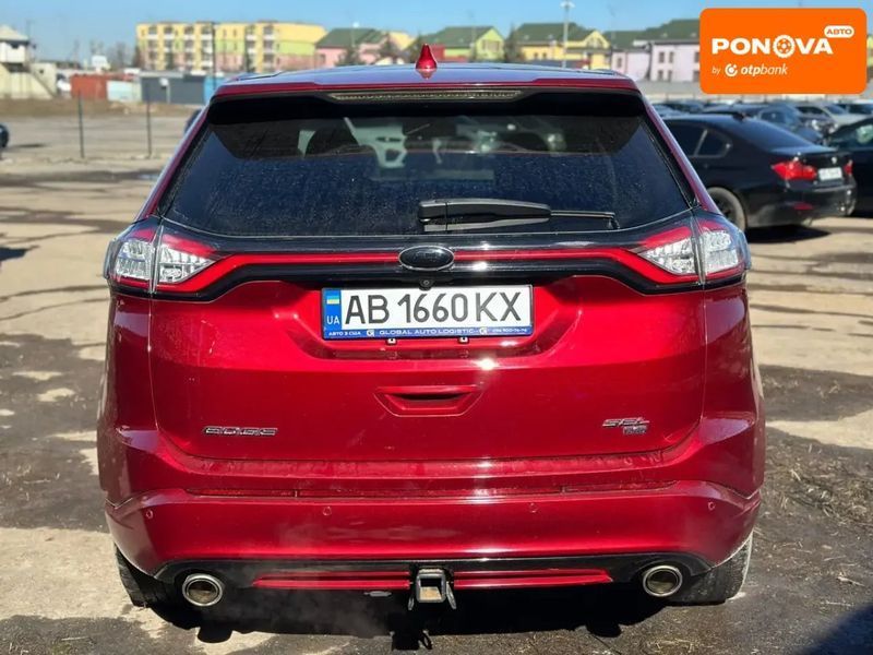 Ford Edge, 2017 г., Бензин, 117 тыс. км, Внедорожник / Кроссовер, Красный, Винница AT-10412376 фото