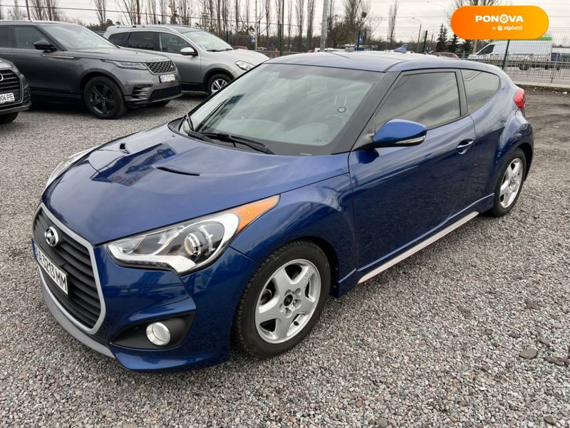 Hyundai Veloster, 2015, Бензин, 1.6 л., 65 тис. км, Хетчбек, Синій, Київ 26311 фото