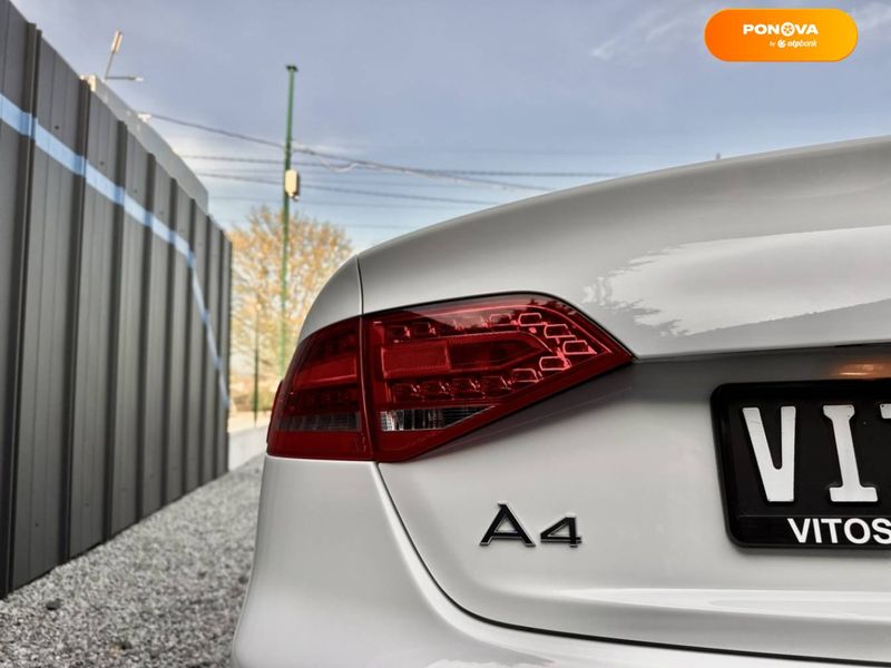 Audi A4, 2011, Бензин, 1.98 л., 163 тыс. км, Седан, Белый, Луцк 35813 фото