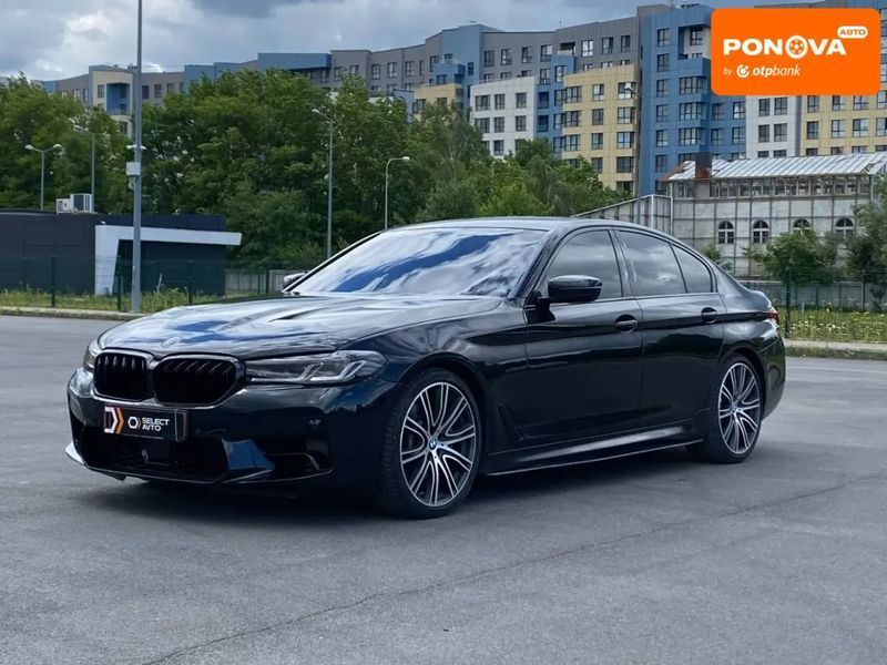 BMW 5 Series, 2018 р., Бензин, 126 тис. км, Седан, Синій, Львів AT-10418366 фото