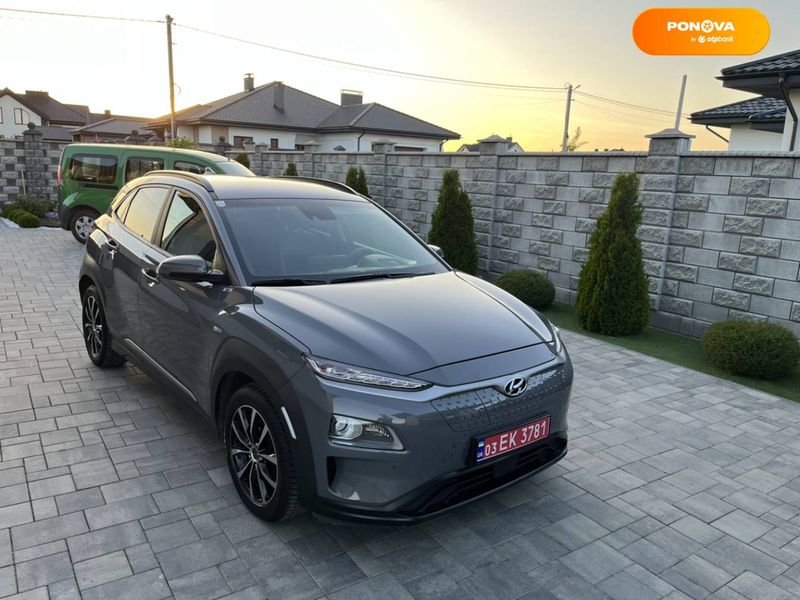 Hyundai Kona Electric, 2020, Електро, 88 тис. км, Позашляховик / Кросовер, Сірий, Рівне Cars-Pr-68855 фото