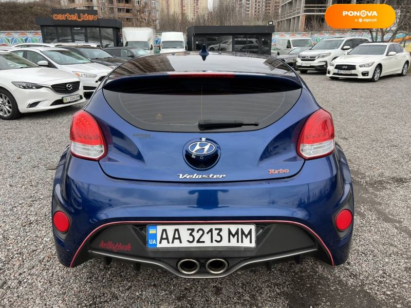 Hyundai Veloster, 2015, Бензин, 1.6 л., 65 тис. км, Хетчбек, Синій, Київ 26311 фото