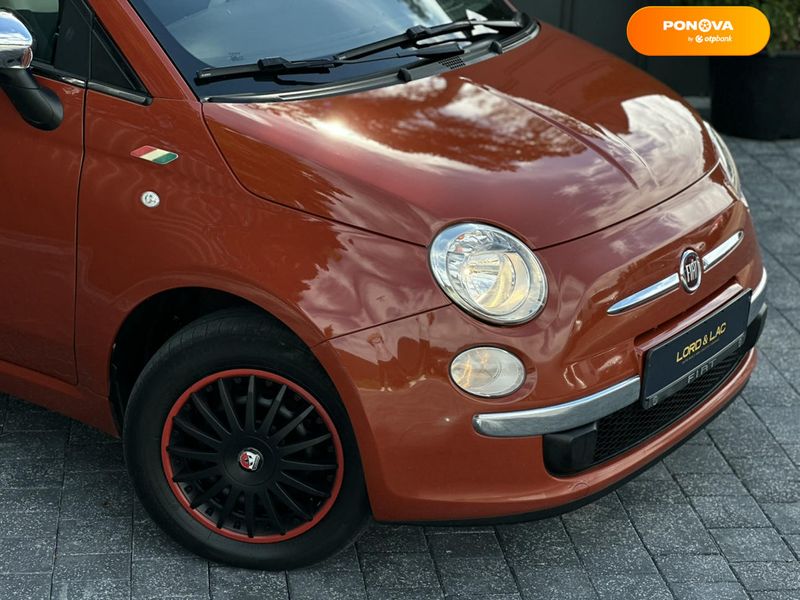 Fiat 500, 2008, Дизель, 1.3 л., 227 тыс. км, Хетчбек, Оранжевый, Дубно 108749 фото