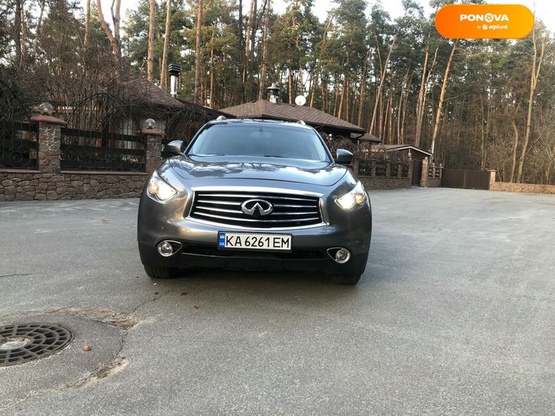 Infiniti QX70, 2015, Бензин, 3.7 л., 126 тыс. км, Внедорожник / Кроссовер, Серый, Киев Cars-Pr-63559 фото