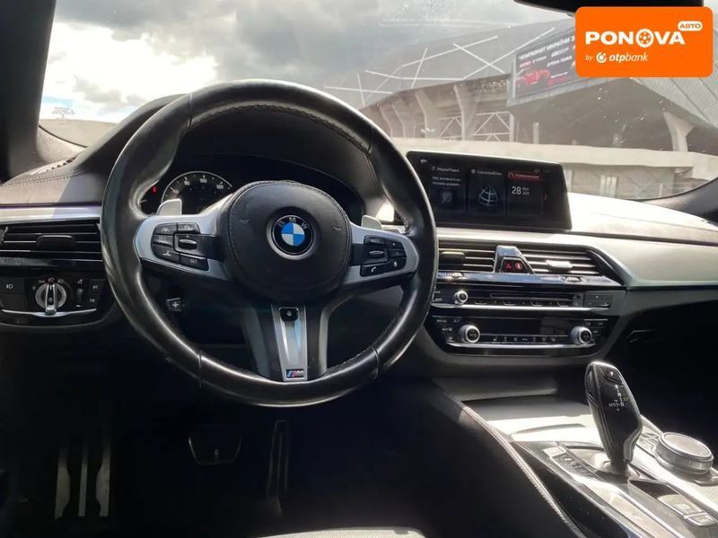 BMW 5 Series, 2018 р., Бензин, 126 тис. км, Седан, Синій, Львів AT-10418366 фото