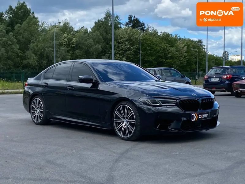 BMW 5 Series, 2018 р., Бензин, 126 тис. км, Седан, Синій, Львів AT-10418366 фото