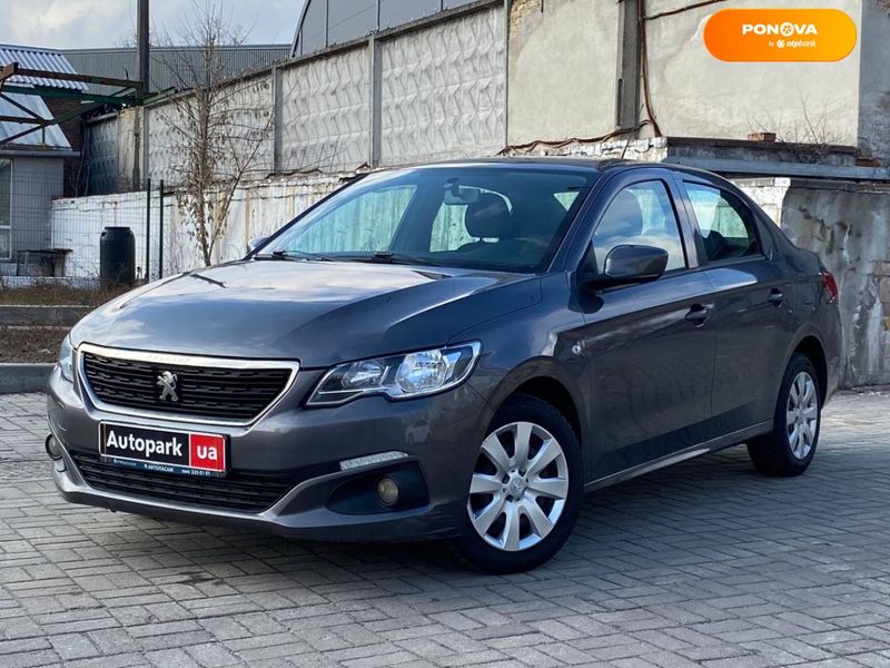 Peugeot 301, 2018, Бензин, 1.2 л., 196 тис. км, Седан, Сірий, Київ 27253 фото