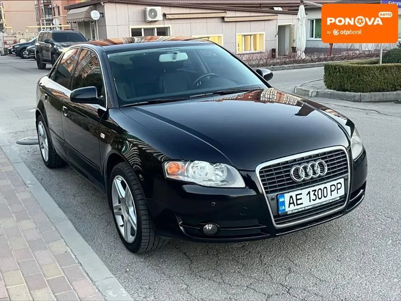 Audi A4, 2005 р., Бензин, 180 тис. км, Седан, Чорний, Дніпро (Дніпропетровськ) AT-10412789 фото