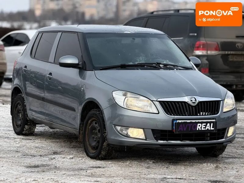Skoda Fabia, 2013 р., Газ метан / Бензин, 170 тис. км, Хетчбек, Сірий, Кривий Ріг AT-10409255 фото