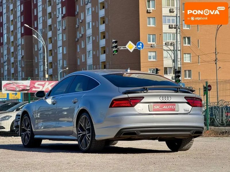 Audi A7 Sportback, 2015 р., Бензин, 194 тис. км, Седан, Сірий, Київ AT-10411975 фото