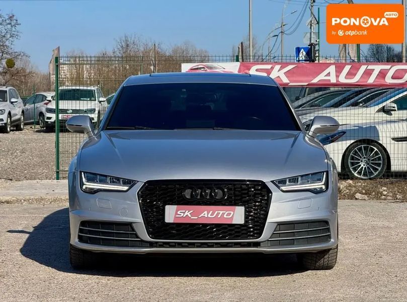 Audi A7 Sportback, 2015 р., Бензин, 194 тис. км, Седан, Сірий, Київ AT-10411975 фото