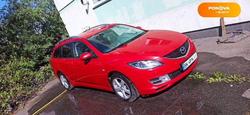 Mazda 6, 2008, Газ пропан-бутан / Бензин, 2 л., 220 тис. км, Універсал, Червоний, Черкаси Cars-Pr-60086 фото