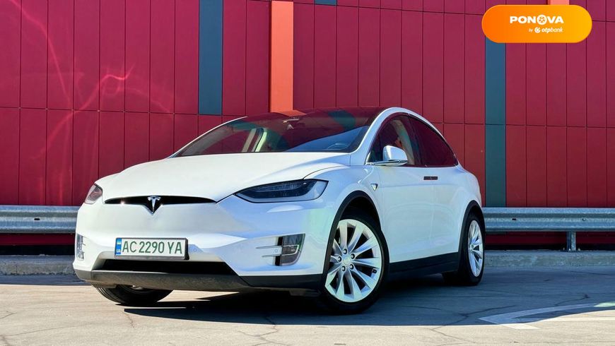 Tesla Model X, 2017, Електро, 121 тыс. км, Внедорожник / Кроссовер, Белый, Киев 103075 фото