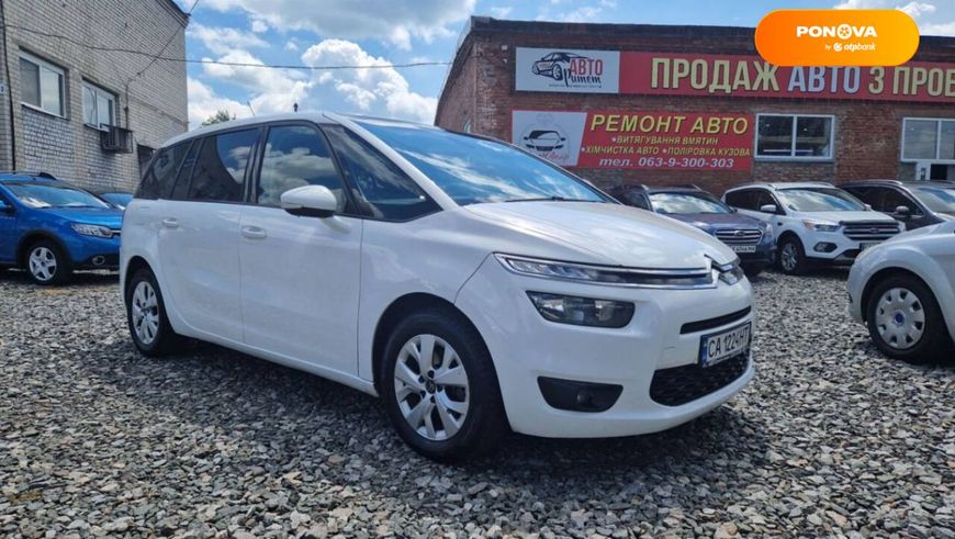 Citroen Grand C4 Picasso, 2015, Дизель, 1.6 л., 265 тис. км, Мінівен, Білий, Сміла 98726 фото