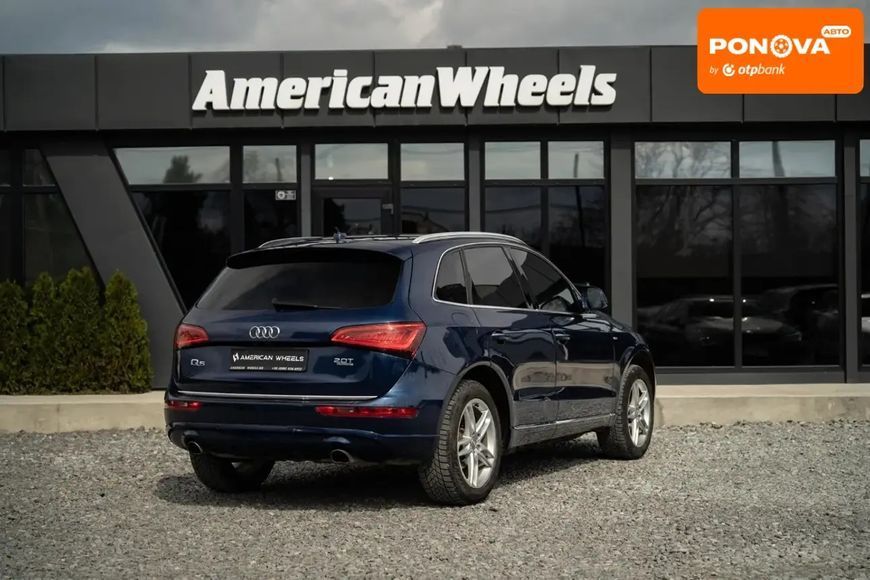 Audi Q5, 2015 р., Бензин, 161 тис. км, Позашляховик / Кросовер, Синій, Чернівці AT-10415735 фото