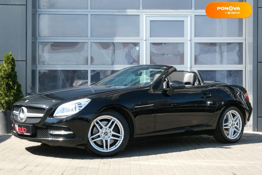 Mercedes-Benz SLK-Class, 2012, Бензин, 1.8 л., 85 тис. км, Родстер, Чорний, Одеса 34759 фото