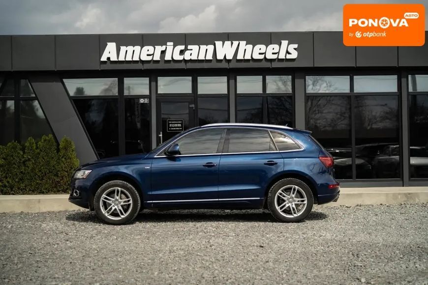 Audi Q5, 2015 р., Бензин, 161 тис. км, Позашляховик / Кросовер, Синій, Чернівці AT-10415735 фото