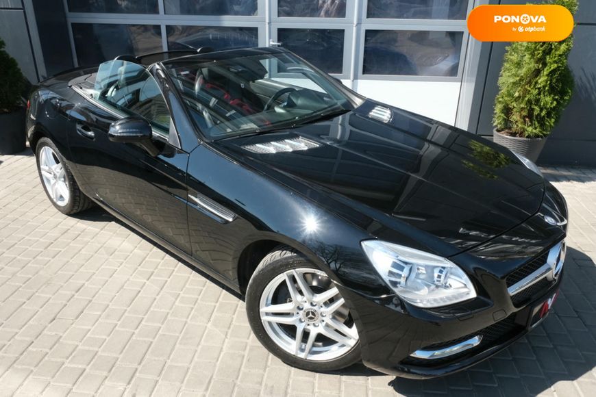 Mercedes-Benz SLK-Class, 2012, Бензин, 1.8 л., 85 тис. км, Родстер, Чорний, Одеса 34759 фото