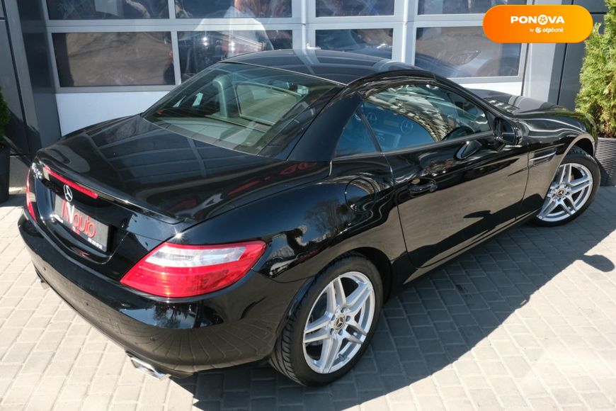 Mercedes-Benz SLK-Class, 2012, Бензин, 1.8 л., 85 тис. км, Родстер, Чорний, Одеса 34759 фото