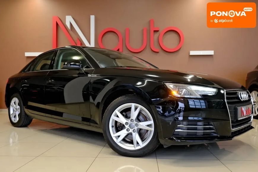 Audi A4, 2017 р., Бензин, 106 тис. км, Седан, Чорний, Одеса AT-10408416 фото