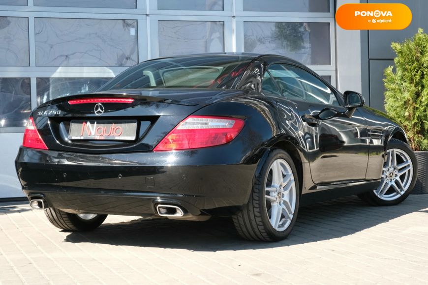 Mercedes-Benz SLK-Class, 2012, Бензин, 1.8 л., 85 тис. км, Родстер, Чорний, Одеса 34759 фото