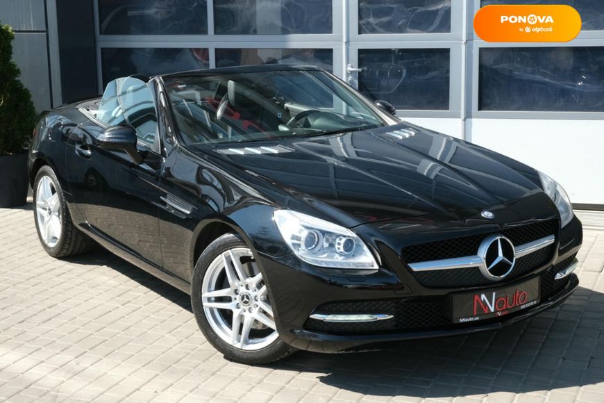 Mercedes-Benz SLK-Class, 2012, Бензин, 1.8 л., 85 тис. км, Родстер, Чорний, Одеса 34759 фото