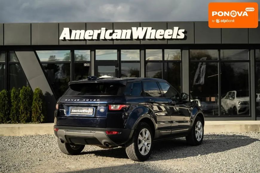 Land Rover Range Rover Evoque, 2017 р., Бензин, 116 тис. км, Позашляховик / Кросовер, Синій, Чернівці AT-10404484 фото