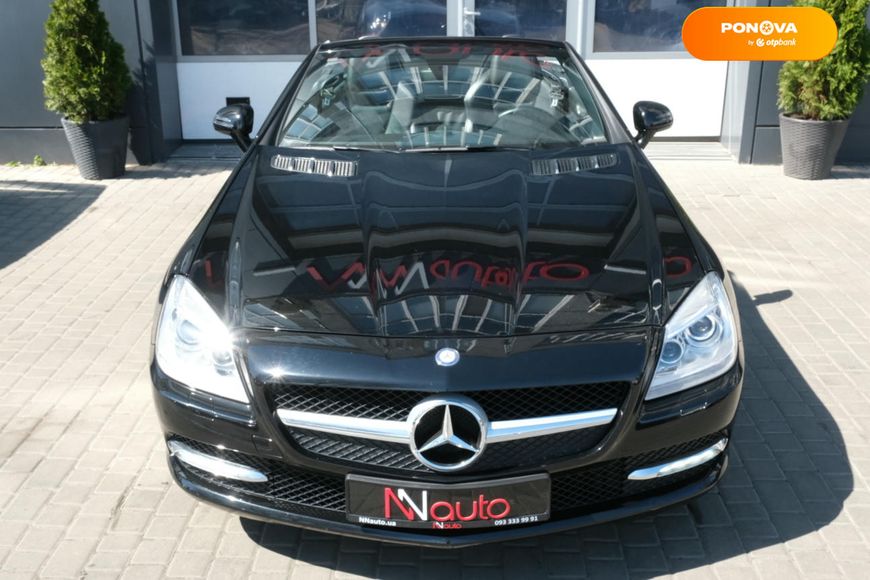 Mercedes-Benz SLK-Class, 2012, Бензин, 1.8 л., 85 тис. км, Родстер, Чорний, Одеса 34759 фото