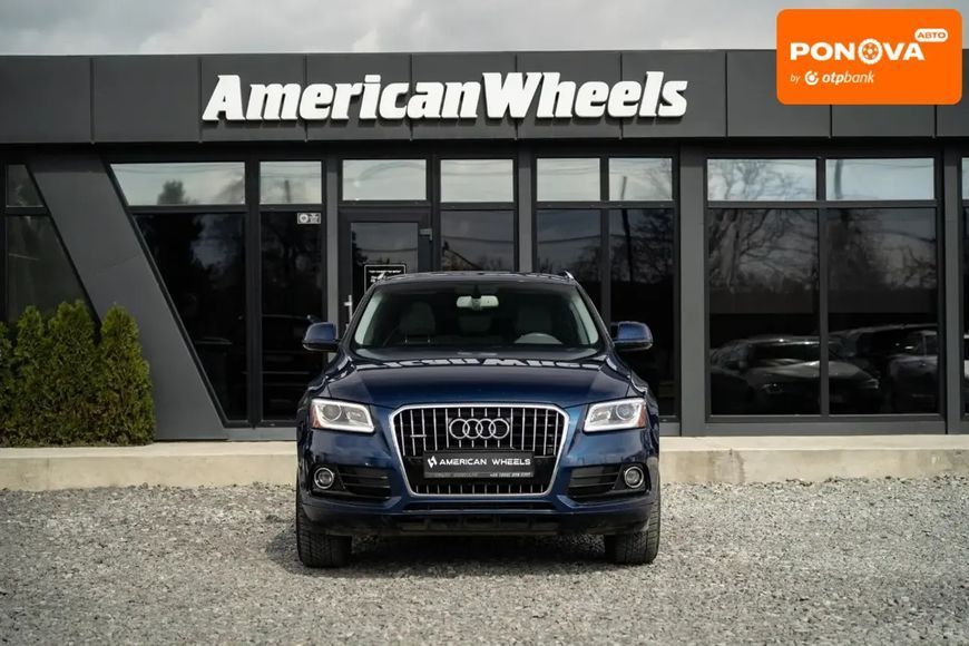 Audi Q5, 2015 р., Бензин, 161 тис. км, Позашляховик / Кросовер, Синій, Чернівці AT-10415735 фото