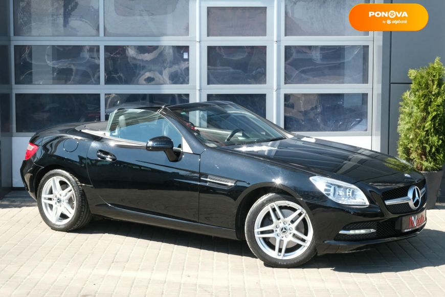 Mercedes-Benz SLK-Class, 2012, Бензин, 1.8 л., 85 тис. км, Родстер, Чорний, Одеса 34759 фото