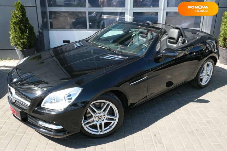 Mercedes-Benz SLK-Class, 2012, Бензин, 1.8 л., 85 тис. км, Родстер, Чорний, Одеса 34759 фото