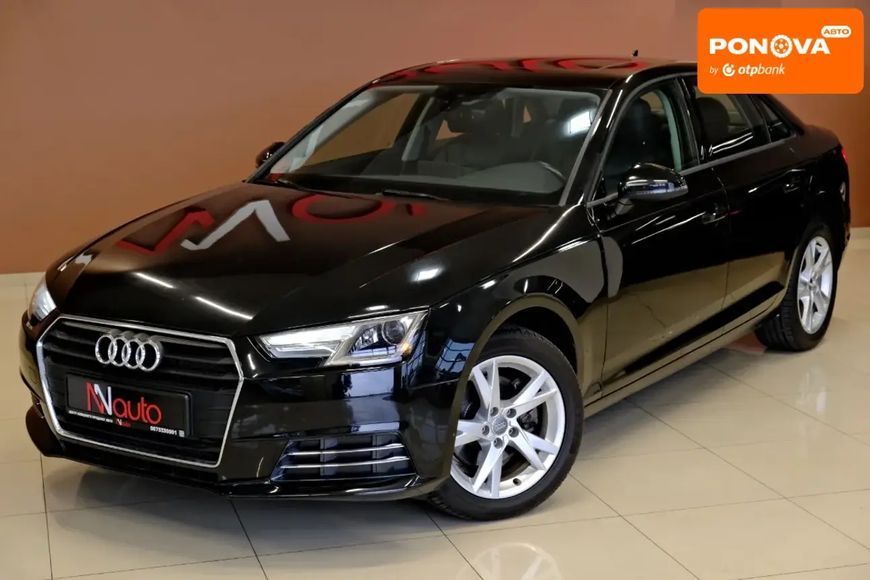 Audi A4, 2017 р., Бензин, 106 тис. км, Седан, Чорний, Одеса AT-10408416 фото