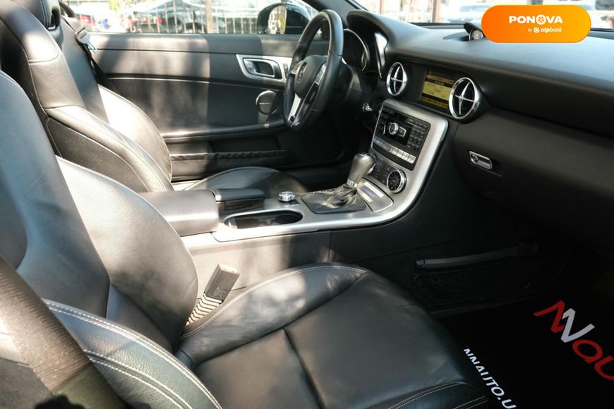 Mercedes-Benz SLK-Class, 2012, Бензин, 1.8 л., 85 тис. км, Родстер, Чорний, Одеса 34759 фото