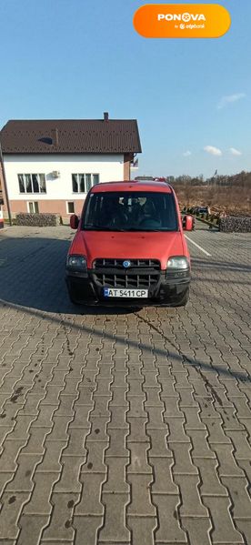 Fiat Doblo, 2003, Дизель, 1.9 л., 350 тыс. км, Минивен, Красный, Снятин Cars-Pr-65643 фото